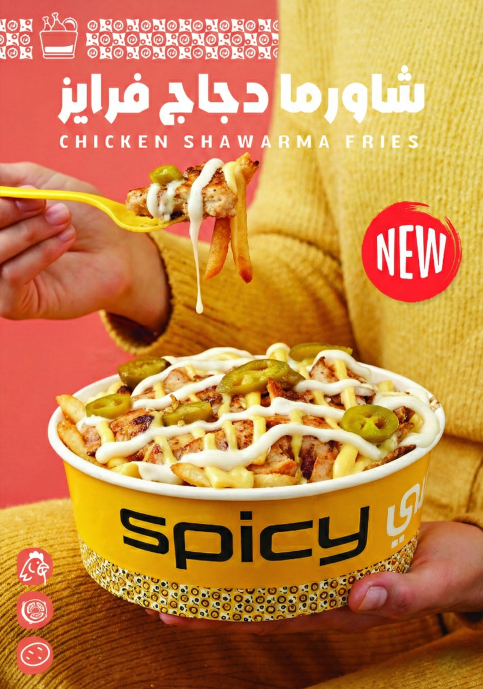 Chicken Shawarma Fries